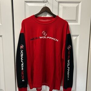VINTAGE STARTER NC State Wolfpack Men's Long Sleeve Shirt | Size XL (no tag)